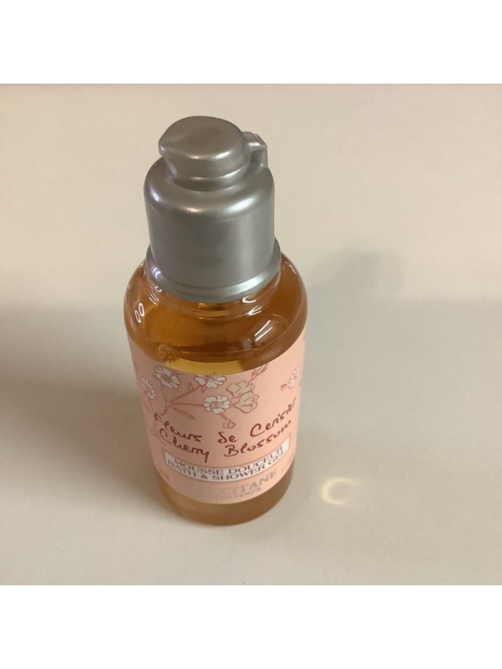 L'Occitane Cherry Blossom Bath & Shower Gel Travel Size 1.1 oz NEW